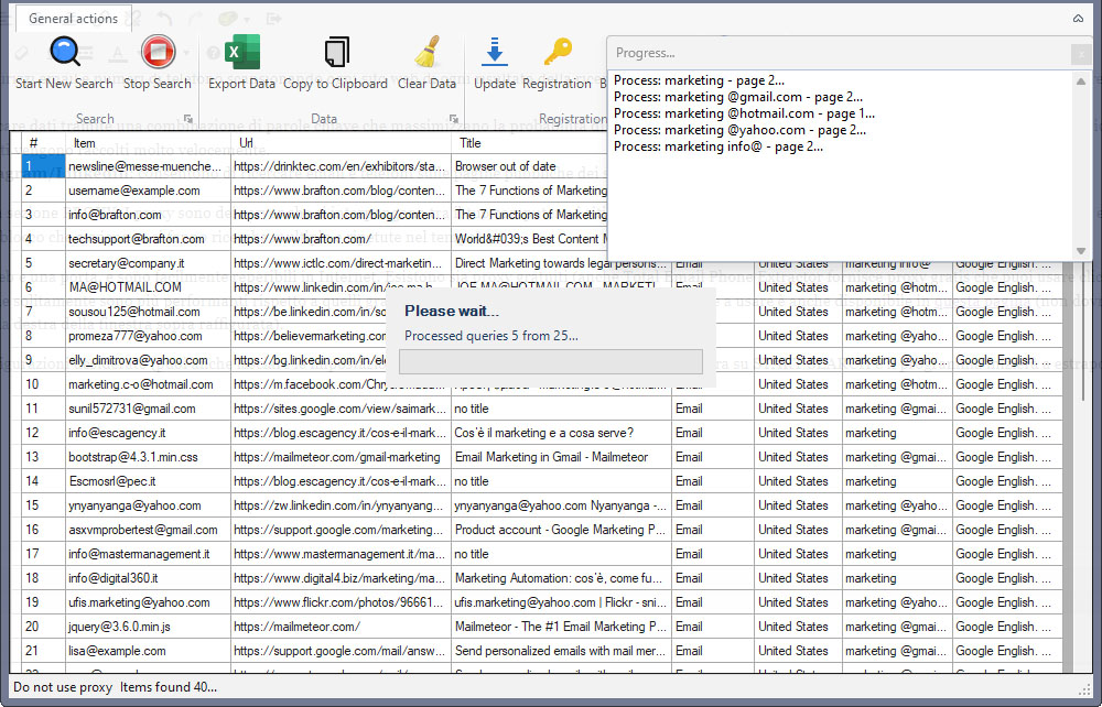 Free Email Data Extractor